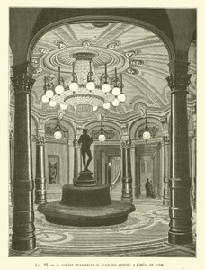 Werdermann-lyset i foajeen Des Abonnes, ved Paris-operaen av French School